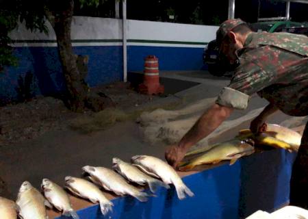 No primeiro final de semana de pesca aberta, Polícia Ambiental aplica R$ 53,6 mil em multas