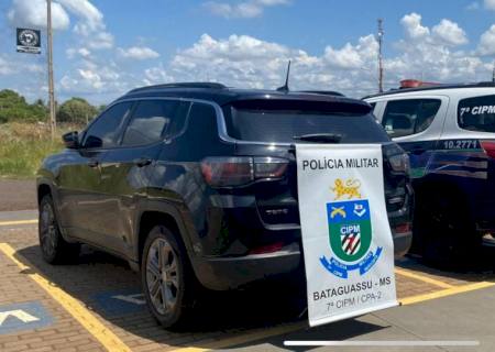 Veículo furtado de empresa de locação no Espírito Santo é recuperado em Bataguassu