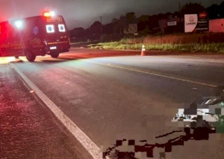Homem morre atropelado e motorista foge sem prestar socorro em Ponta Porã