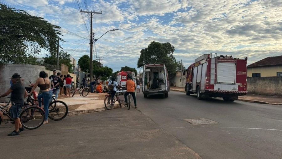 Abalroamento entre motos deixa dois feridos em Nova Andradina