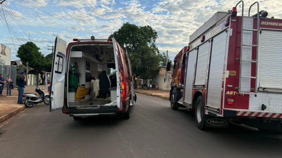 Abalroamento entre motos deixa dois feridos em Nova Andradina