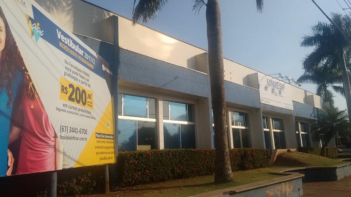 Unidade da Finan/Uniesp de Nova Andradina – Foto: Glaucia Piovesan/Jornal da Nova