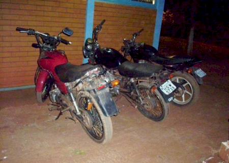 Polícia de Angélica recupera 03 motocicletas furtadas do pátio do Ciretran