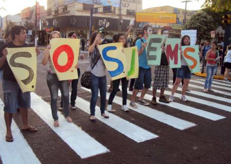 Dourados vira cidade dos protestos