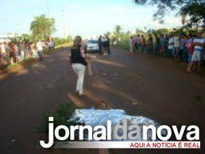 Acidente entre carro e motocicleta deixa vítima fatal