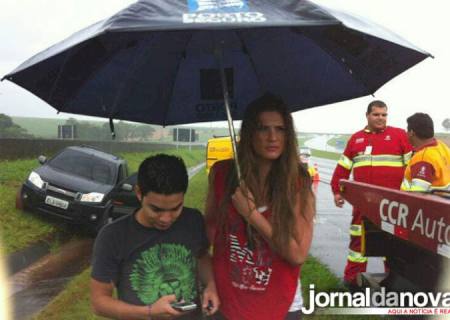 Atriz de ''Carrossel'' e apresentador do SBT sofrem acidente de carro