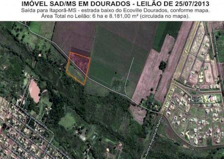 Governo do MS leiloa imóvel rural dia 25 em Dourados