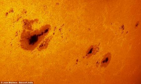 Astrônomo amador capturou imagens inacreditáveis do Sol