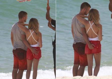 Hilbert confere bumbum de Fernanda Lima