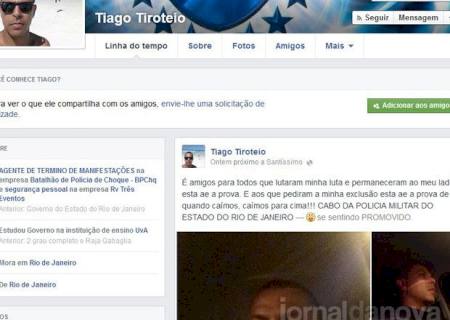 PM que ironizou protesto de professores no Rio é promovido