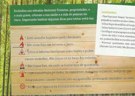 Campanha de prevenção a incêndio será nesta 5ª