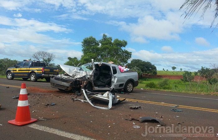 Colisão deixa motorista em estado grave em Nova Alvorada do Sul