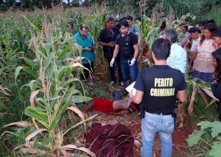Mulher é encontrada morta em milharal