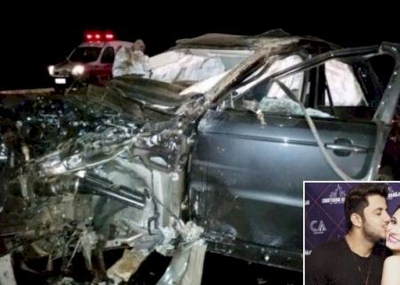 Carro de Cristiano Araújo estava a 179 km/h ao capotar, diz relatório