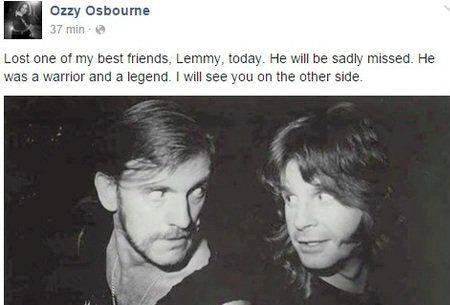 Lendário vocalista do Motörhead morre de câncer aos 70 anos