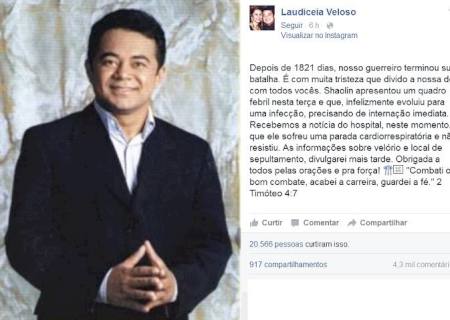 Humorista Shaolin morre 4 anos após acidente