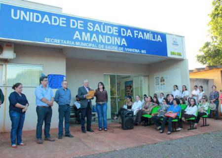 Prefeitura de Ivinhema entrega obras em Amandina