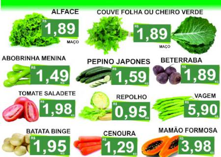 Confira a terça verde do Paraíso Alimentos