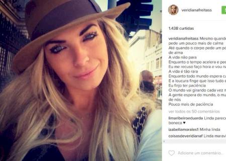 Veridiana Freitas deleta posts após dizer que foi agredida por namorado