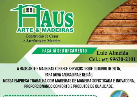 Empresa há mais de dois anos no mercado traz novidades em casas de madeira