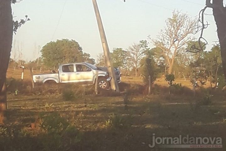 Bandidos armados roubam caminhonete de comerciante às margens da MS-134