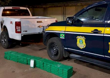 Casal paraguaio é preso pela PRF com 101 kg de cocaína em Anastácio