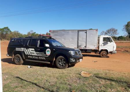 Polícia Civil de Ribas do Rio Pardo recupera caminhão roubado em Brasília
