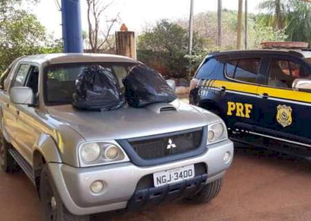 PRF prende dupla com 40 kg de maconha em Rio Brilhante