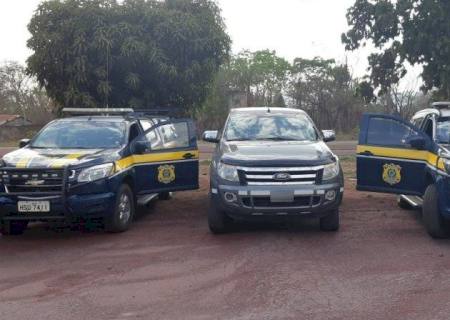 PRF recupera em MS caminhonete roubada na Argentina