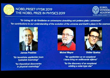 Estudo sobre origem do universo dá Nobel de Física a 3 cientistas