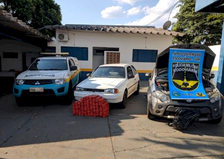 Traficantes se perdem e são presos pela PMR com 104 kg de maconha