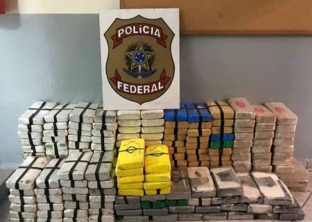 PF encontra 255 quilos de cocaína em carreta construída para o tráfico de drogas