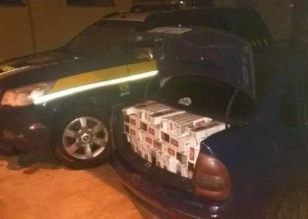 PRF apreende 13,5 mil maços de cigarros contrabandeados na BR-262