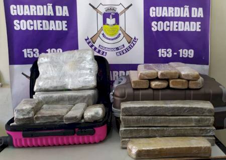 Duas jovens são presas com malas cheias de maconha em Dourados
