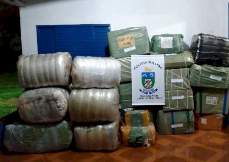 Polícia Militar apreende produtos do Paraguai em Nova Casa Verde