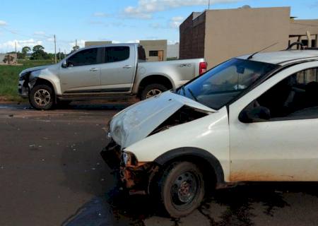 Colisão entre veículos é registrada em Nova Andradina