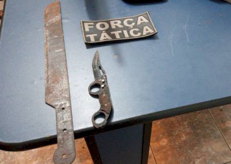 Homem agride esposa e cunhado e vai preso em Nova Andradina