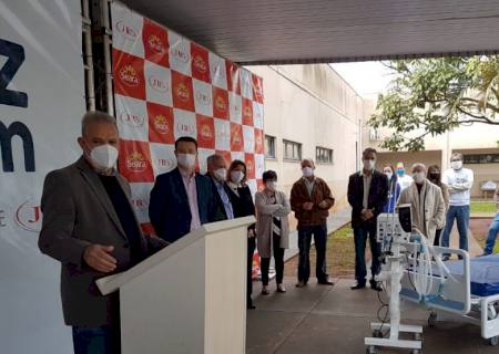 Dourados recebe mais 60 leitos clínicos em doação da JBS para combate à Covid-19