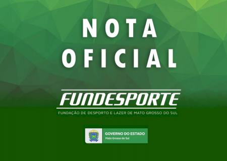 Nota oficial de esclarecimento: Jogos Escolares da Juventude de MS estão mantidos