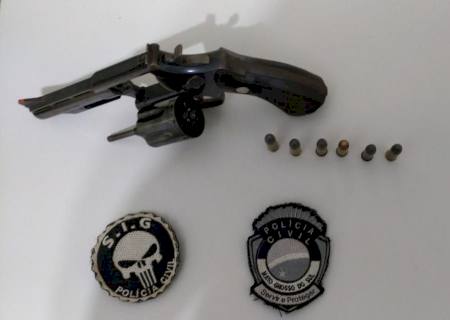 Ação da Polícia Civil localiza arma de fogo utilizada no latrocínio em Angélica