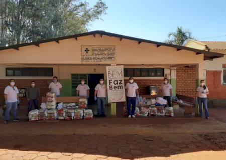 Em Dourados, JBS doa itens de enxoval hospitalar, álcool, luvas, máscaras e cestas básicas para município