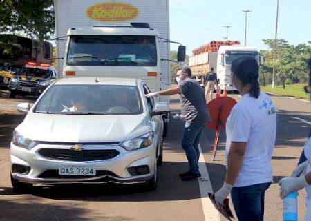 Barreiras sanitárias: feriado do Dia do Trabalhador registra aumento no fluxo de pessoas em MS