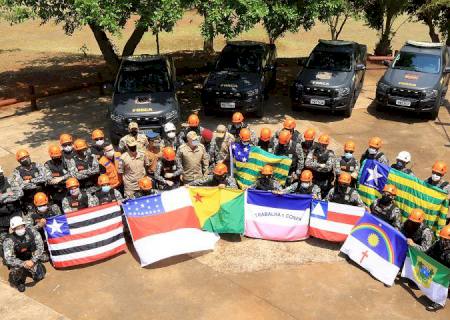 Força-tarefa que combate incêndios florestais no MS é reforçada com 400 integrantes e aeronaves