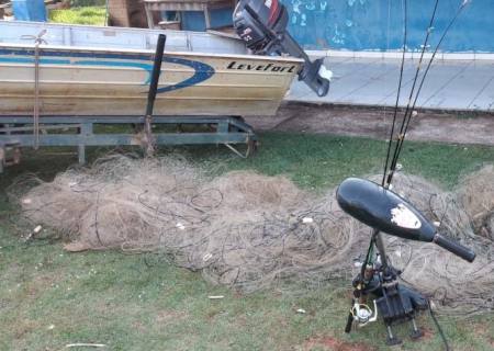 Polícia Ambiental de Três Lagoas autua dois pescadores por pesca ilegal