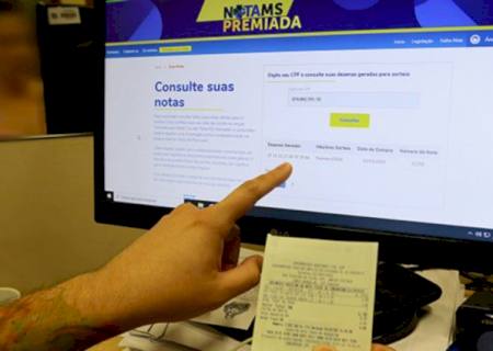 Acompanhe neste sábado sorteio da Nota MS Premiada do Governo do Estado
