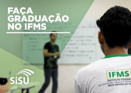 IFMS abre 54 vagas remanescentes na graduação