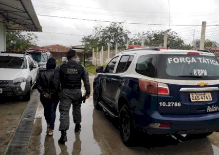 Força Tática prende mulher de Nova Andradina no distrito de Amandina