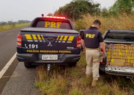 PRF apreende 1,5 tonelada de maconha após dois flagrantes no MS