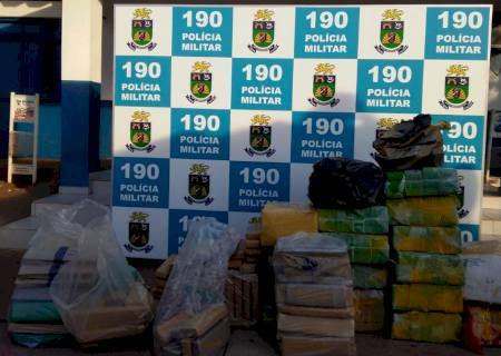 Polícia Militar apreende quase meia tonelada de maconha em Três Lagoas