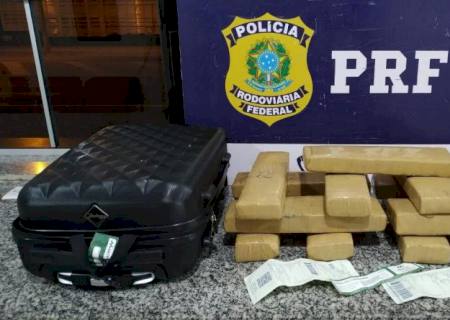 Adolescente é apreendida com 11,5 kg de maconha em Coxim